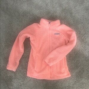 Columbia Kids Coral plush zip up